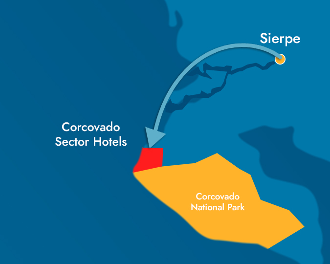 1. Sierpe Corcovado Sector Hotels